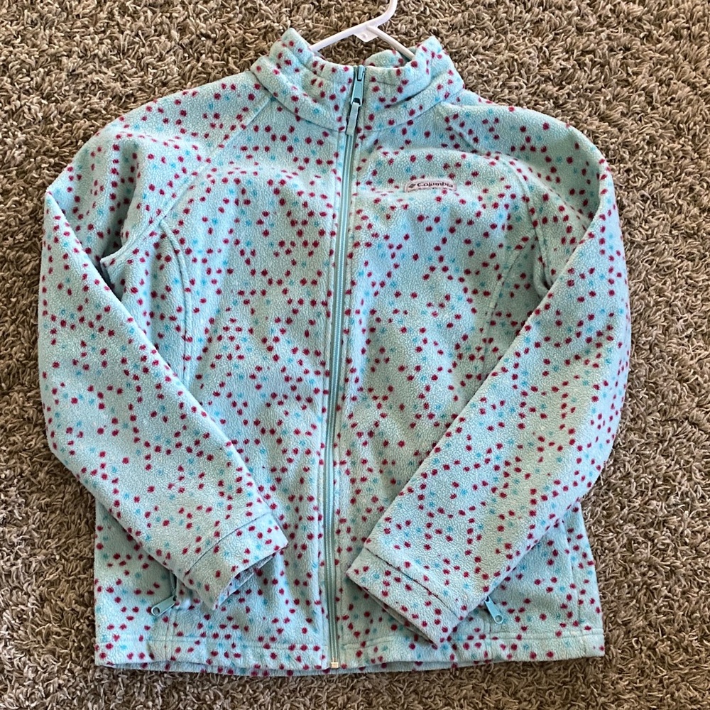 Columbia Polka Dot Fleece Jacket